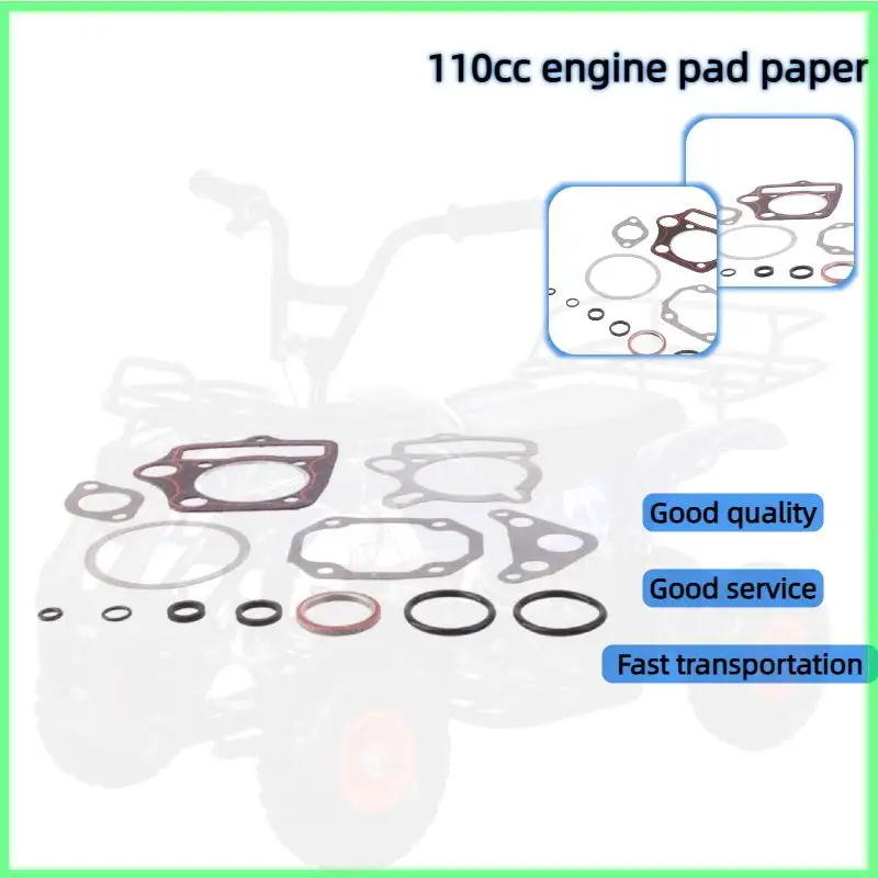 

Premium 110cc Horizontal Engine Gasket Kit - Cylinder Piston Seals for Zongshen Kayo Dirt Pit Bikes & ATVs