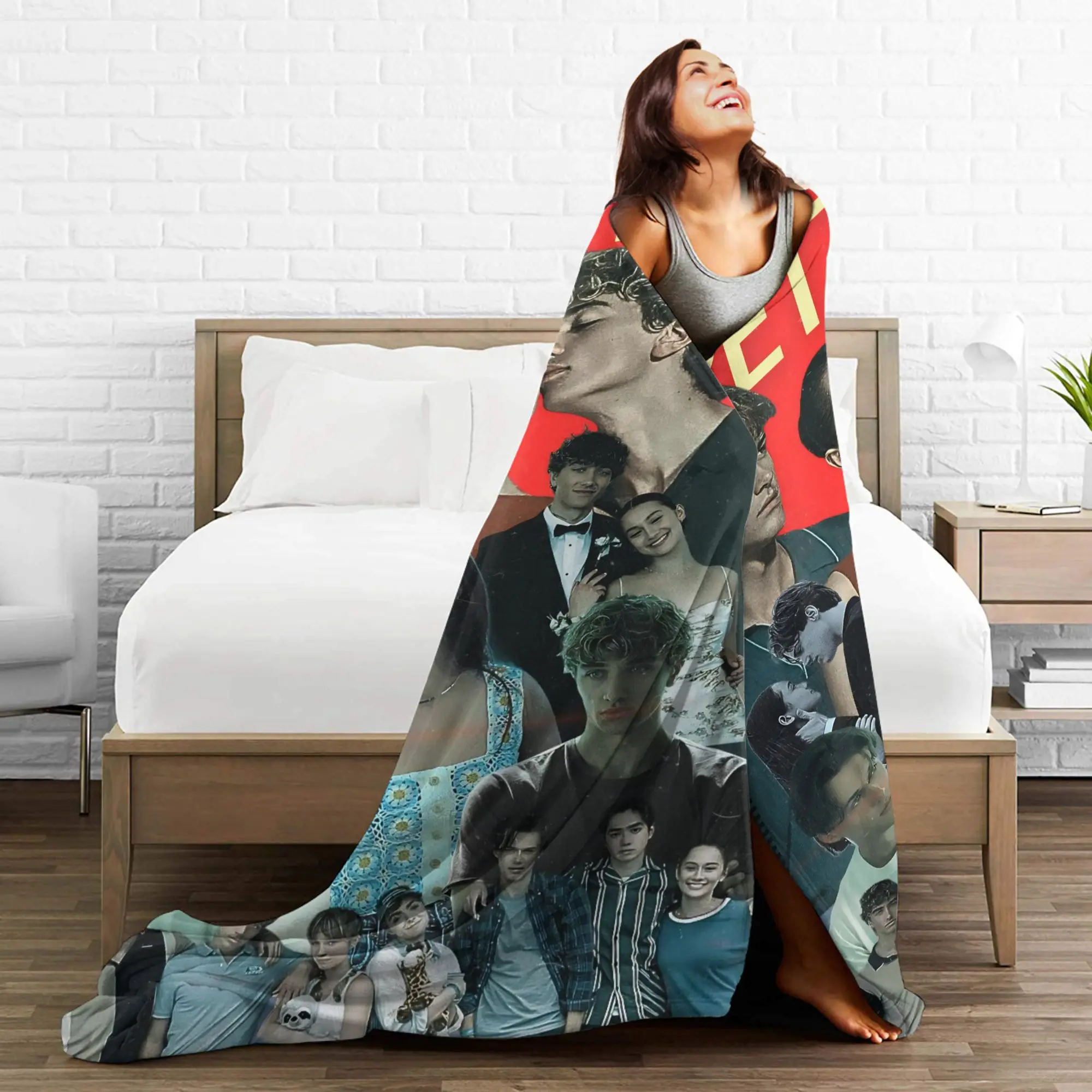 TSITP الصيف تحولت جميلة الدافئة بطانية ناعمة كونراد فيشر أفخم رمي بطانية غرفة نوم الفانيلا المفرش أريكة غطاء سرير