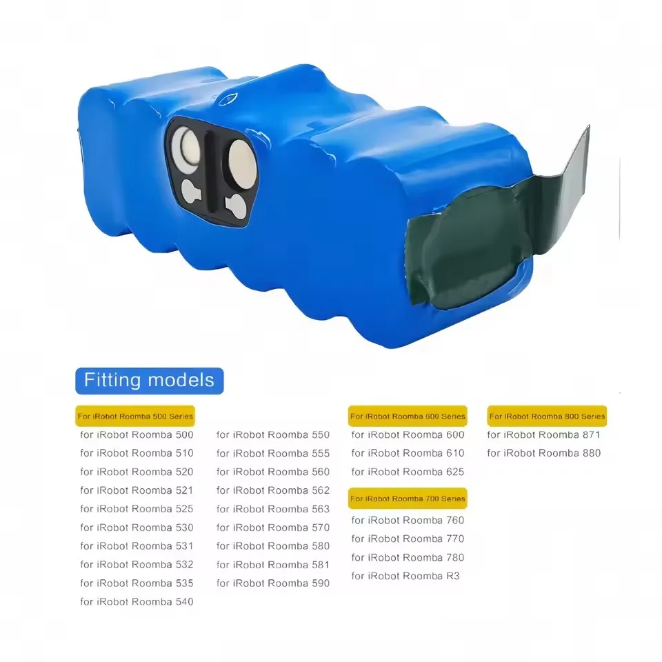 12800mAh 14.4V استبدال ni-mh بطارية lpega ل iRobot Roomba 500 600 700 800 سلسلة رومبا 530 555 560 581 620 650 760 880 #3