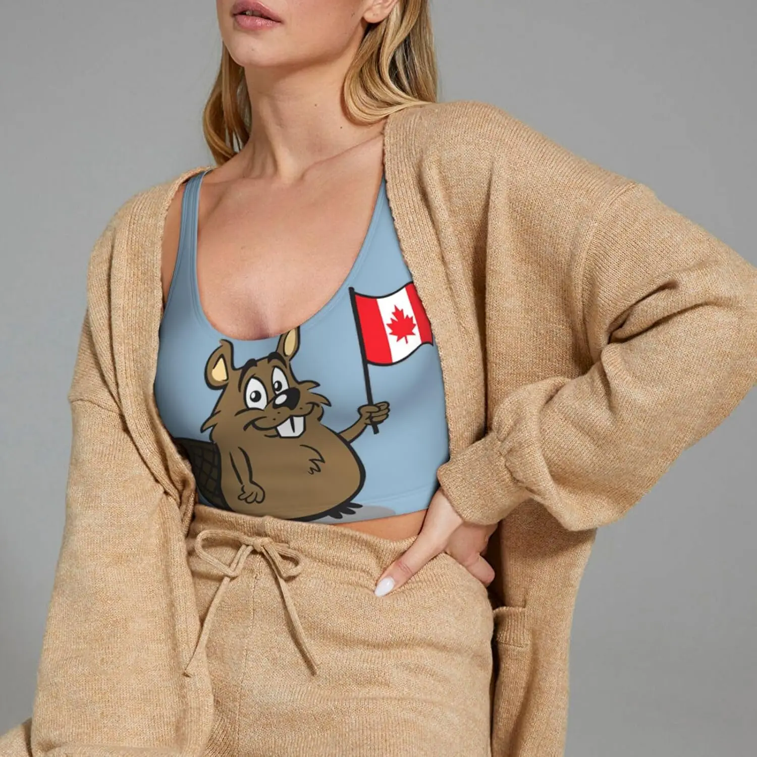 سترة نسائية ذات طباعة سمور، سترة رياضية، سترة يوجا للتمرين للنساء، خفيفة الوزن للصيف