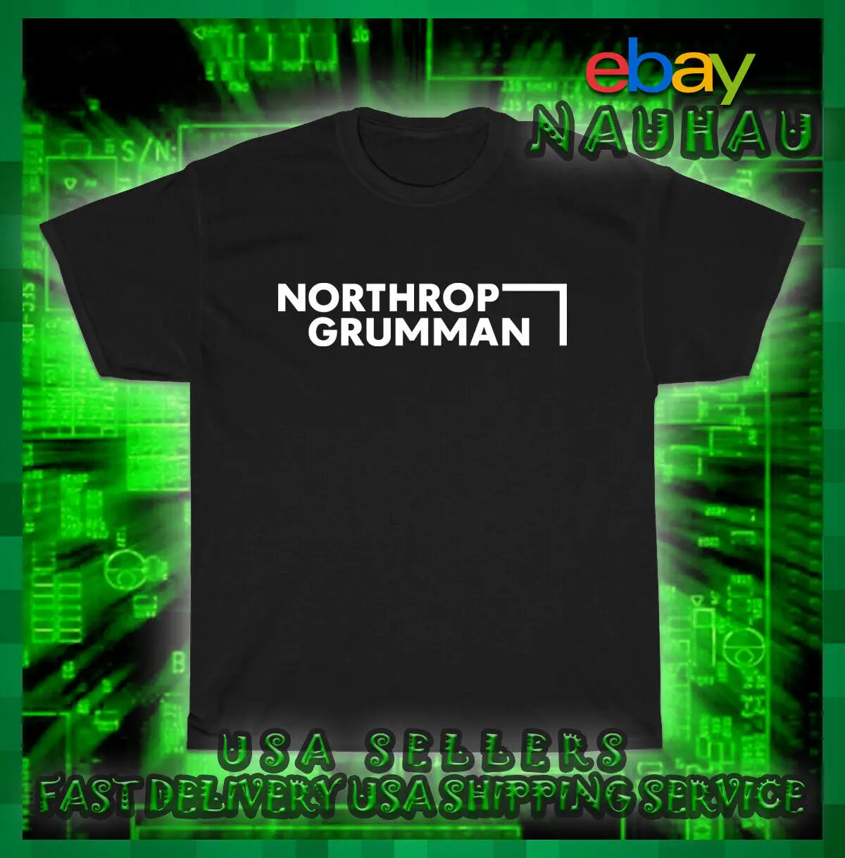 New Northrop Grumman Logo T-Shirt American Logo T-Shirt