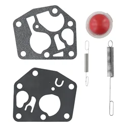 Conjunto de 2 resortes de piezas, 2 juntas de piezas, Bombilla de imprimación no porosa roja para Briggs & Stratton 691859 692211