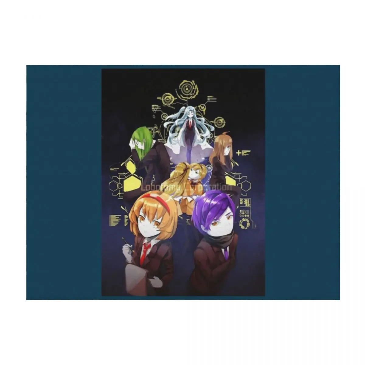 

Aesthetic kawaii Lobotomy Corporation Throw Blanket Nap christmas decoration Decorative Beds Cute Blankets