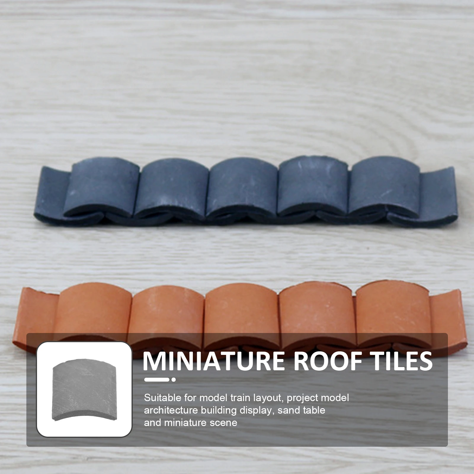 70 قطعة نماذج بلاط السقف الصغيرة لتقوم بها بنفسك بلاط السقف الواقعي المصغر لتخطيط طاولة الرمل ديكور حديقة المنزل الصغير #1