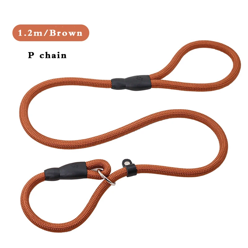 Dog Leash Slip Lead Nylon Adjustable Training Leashes High Quality Loop Collar for Small Medium Large Dogs Strap Rope DogHarness