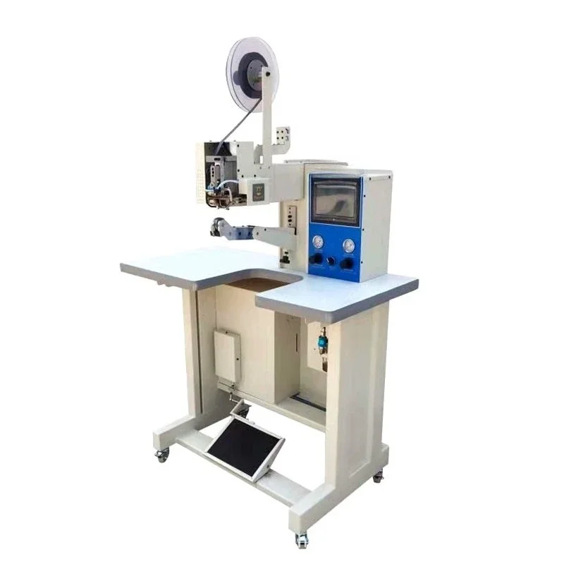 Hot air cloth press sewing machine numerical control protective clothing glue press