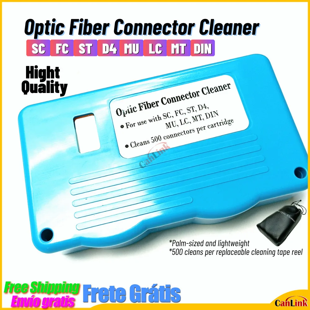 

Optical Fiber Connector Cleaner/Fiber Optic Conector Cleaning Cassette 500 Times Cassette Cleaner ftth