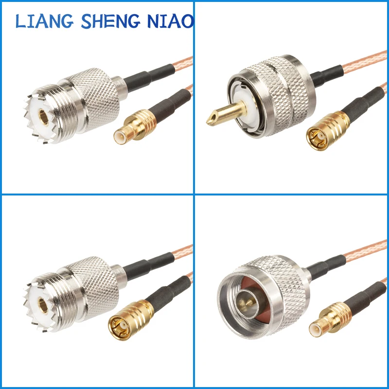 RG316 coaxial Cable SMB Male Female Plug to UHF N BNC 50 Ohm RF Extension Cable Connector Adapter SMB series RF Jumper Pigtail