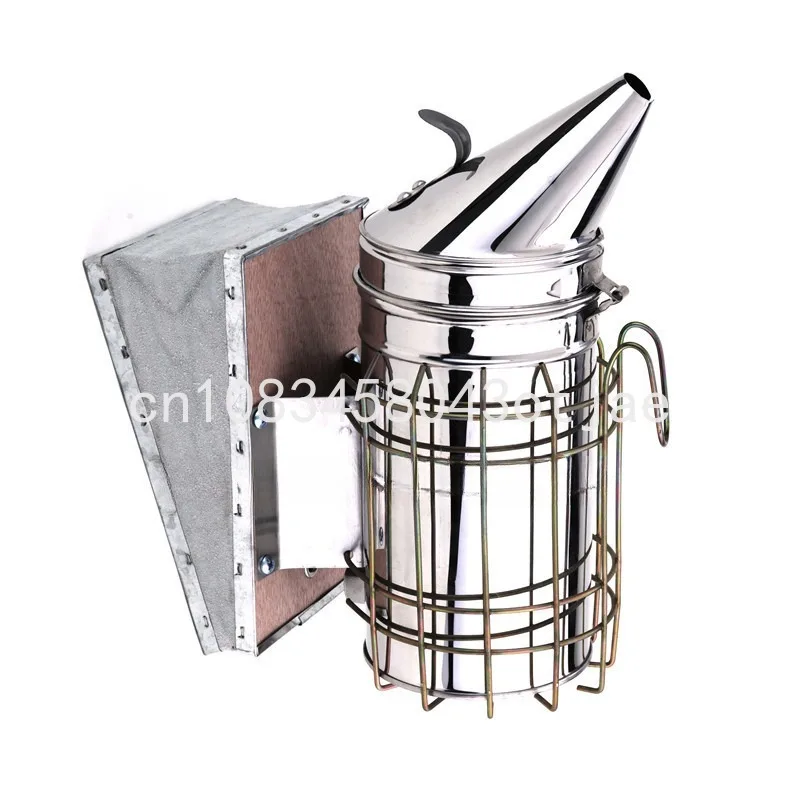 

Beekeeping Tools Wholesale Manual Smoke Sprayer Stainless Steel Pointed Beekeeping Cowhide Gas Bag Smoke Sprayer