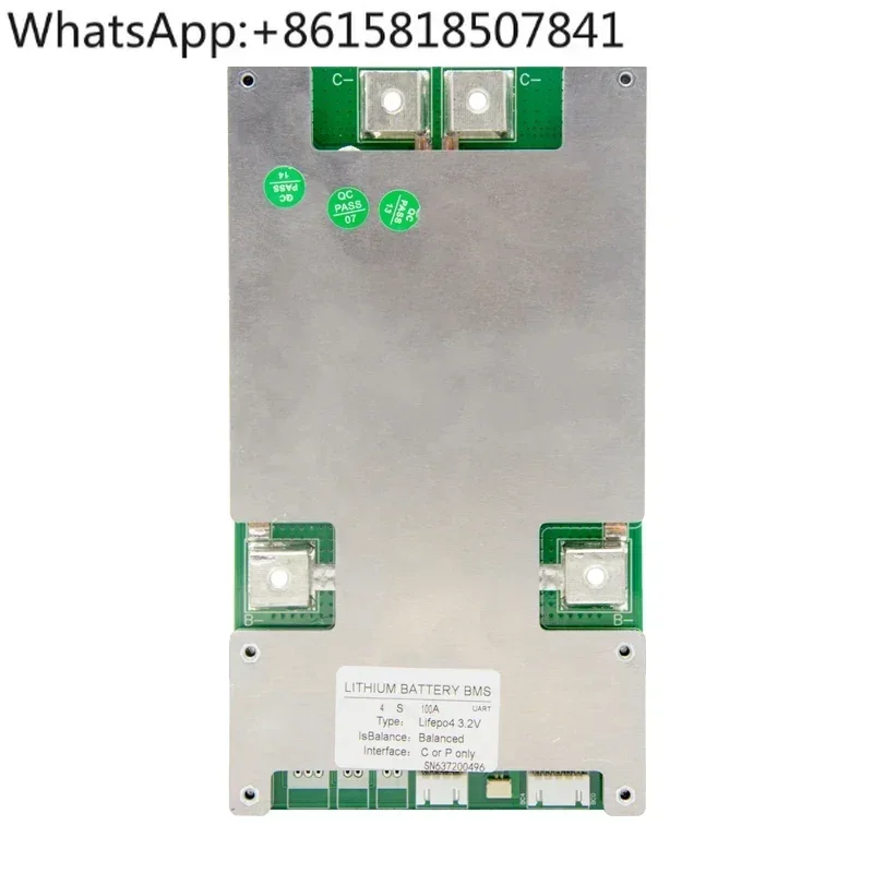 

Smart BMS Solar 18650 с дисплеем RS485 и UART BMS lifepo4 12 В 4S 150a lifepo4 BMS