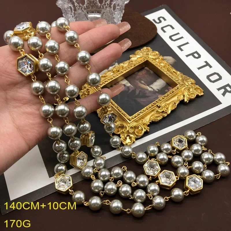 Women Long AAA Pearls  Necklaces