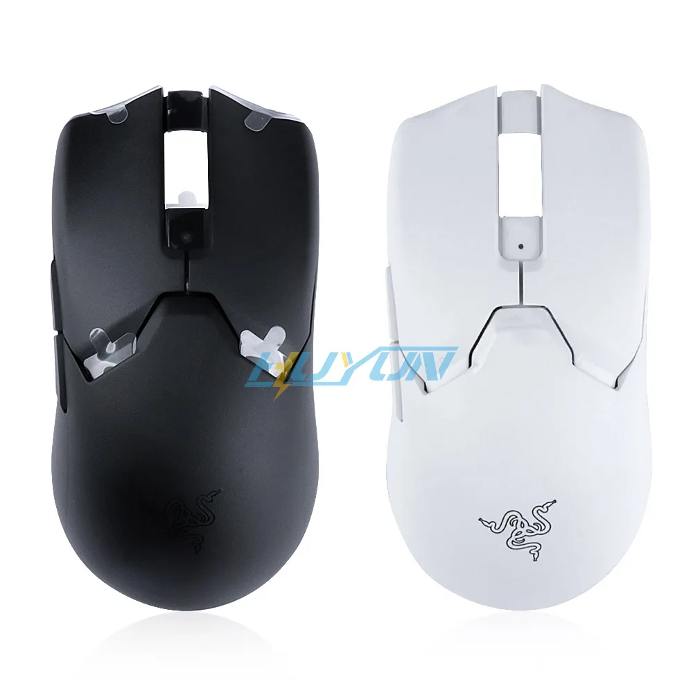 Mouse Full shell Bottom shell Top Shell Cover Roof for Raz.er Viper V2 Pro white-Black Wireless Mouse Scroll accessories