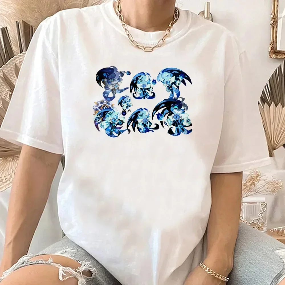 Shadow Milk Cookie top tees female Digital Psychedelic streetwear graphic University t shirt streetwear harajuku Y2k Pastel
