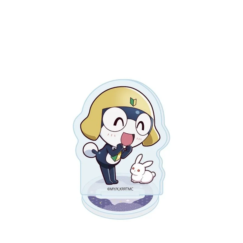 Anime Keroro Sgt. Frog Moon Viewing Ver Sergeant Keroro Fuyuki Hinata Q-Style Acrylic Stand Model Plate Keychains Desk Decor
