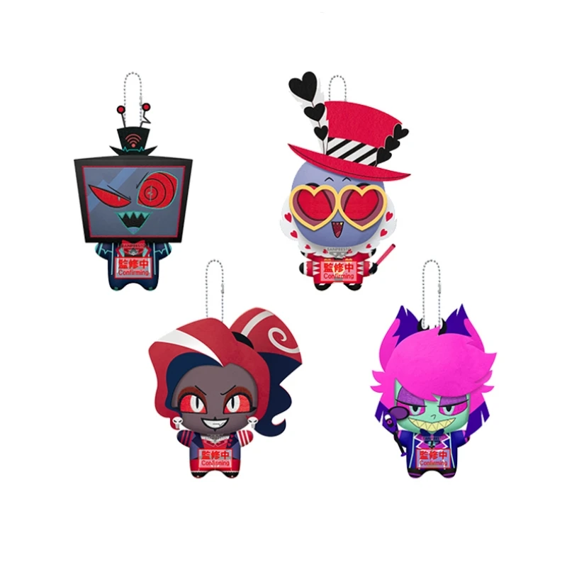 

11 см Hazbin Hotel Vox Valentino бархатный Alastor аниме периферийные устройства короткая плюшевая кукла-подушка Коллекционная модель детские игрушки подарок