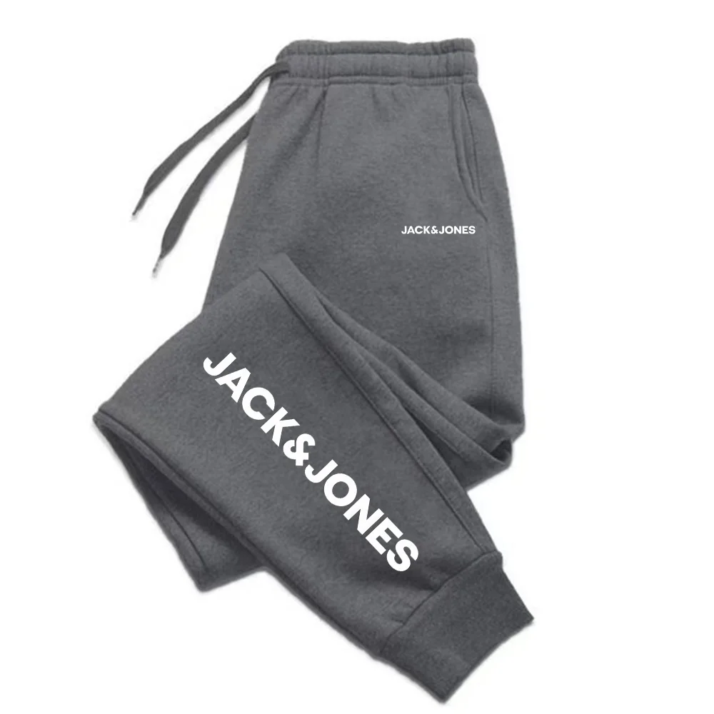Herren-Trainingshose, Jogginghose, Sweatpants, Frühling, Herbst, Fleece-Hose, Herrenbekleidung, Fitness, Sport, Damen, lockere Winterhose – Detail 7