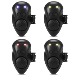 Fishing Biting Alarm,Electronic Fishing Alarms Sounds Biting Alerts Bells with Light Fishing Bells Clamps On Rod