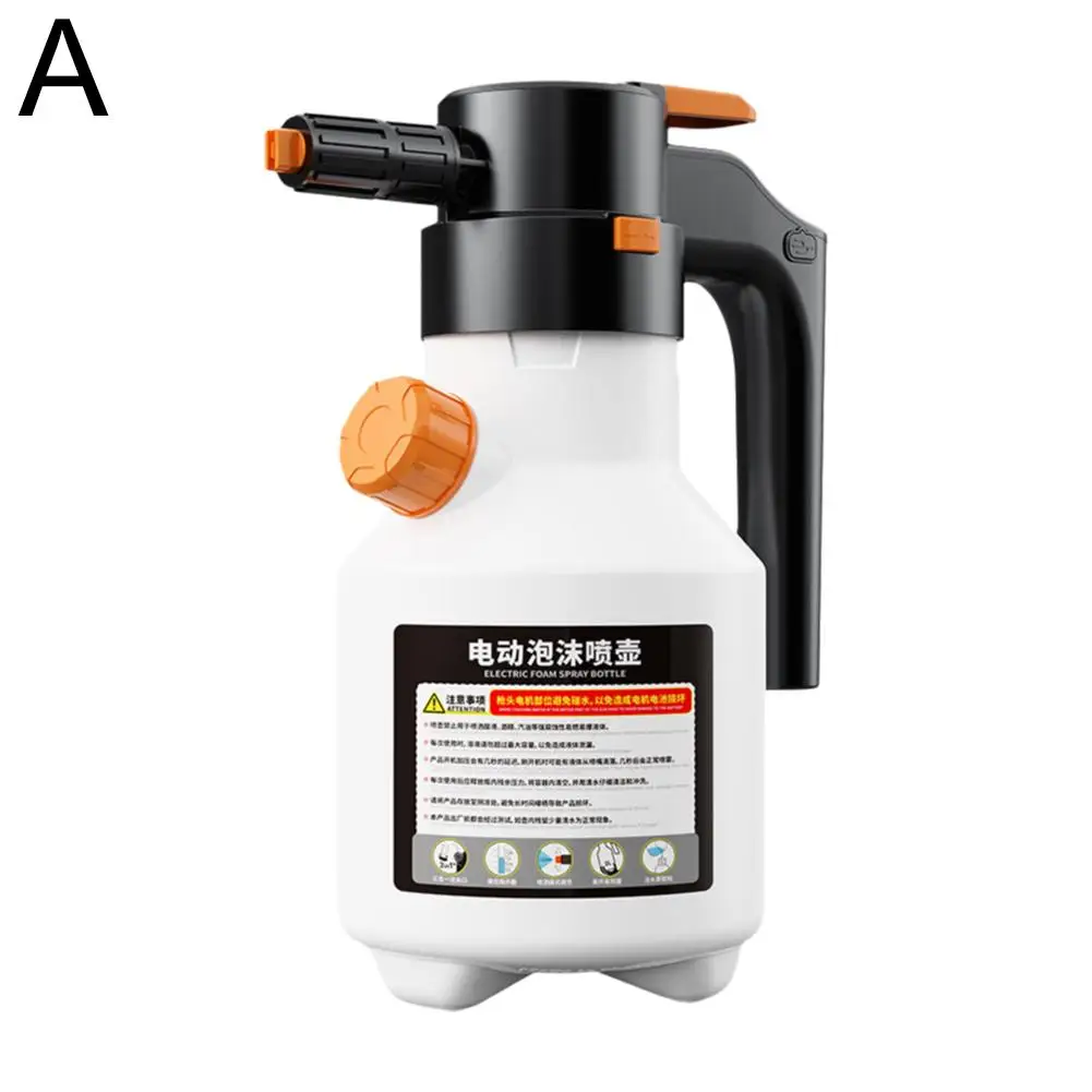 Electric Foam Sprayer Portable With Usb 2l Rechargeable Cordless For Car Beauty And Cleaning Car Washing Accessories W5v9