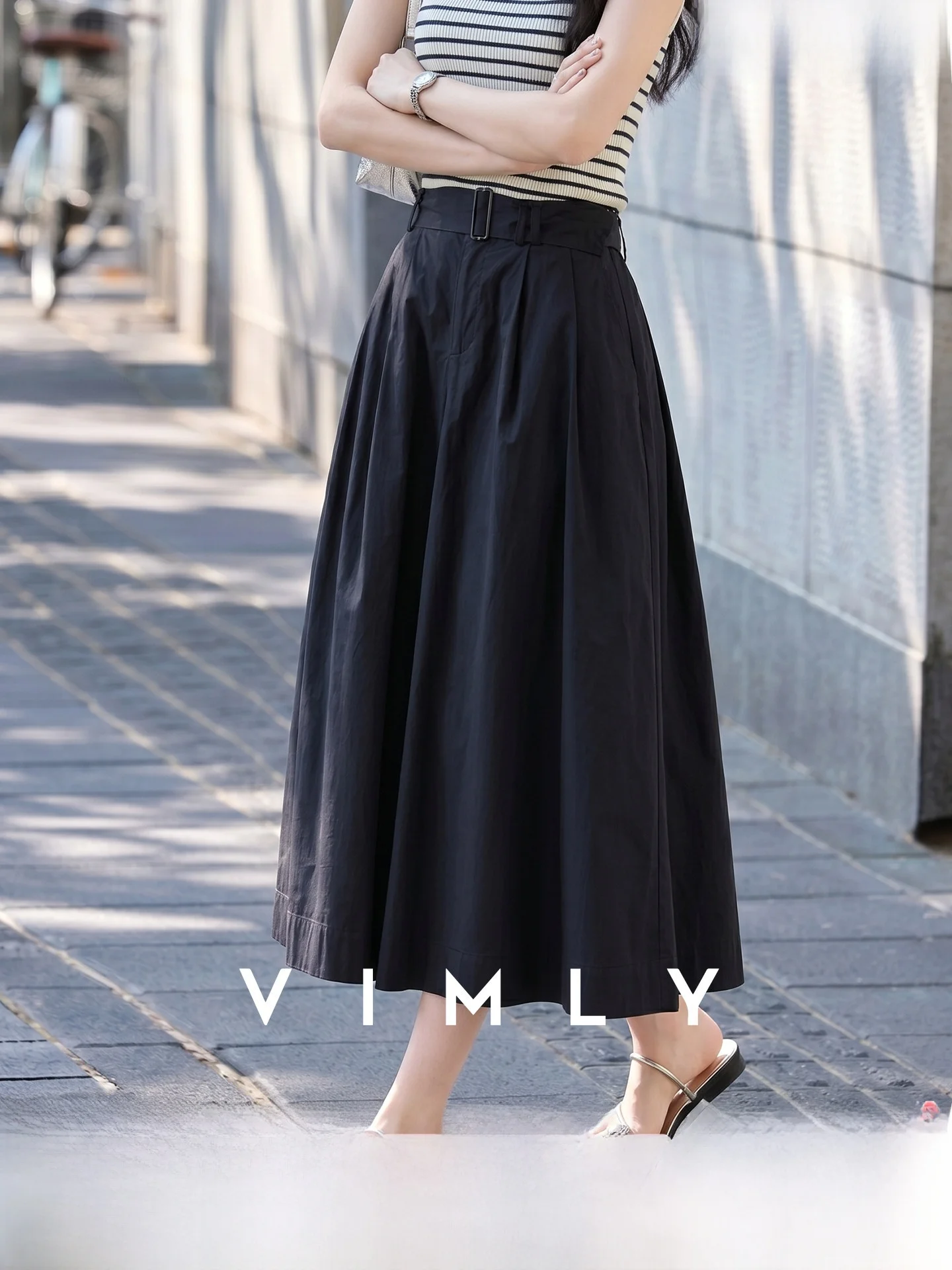 

Black Loose Casual Pants Women's High Waist Draped Summer New Style Wide Leg Skirt Pants Fashion Versatile Casual Trousers