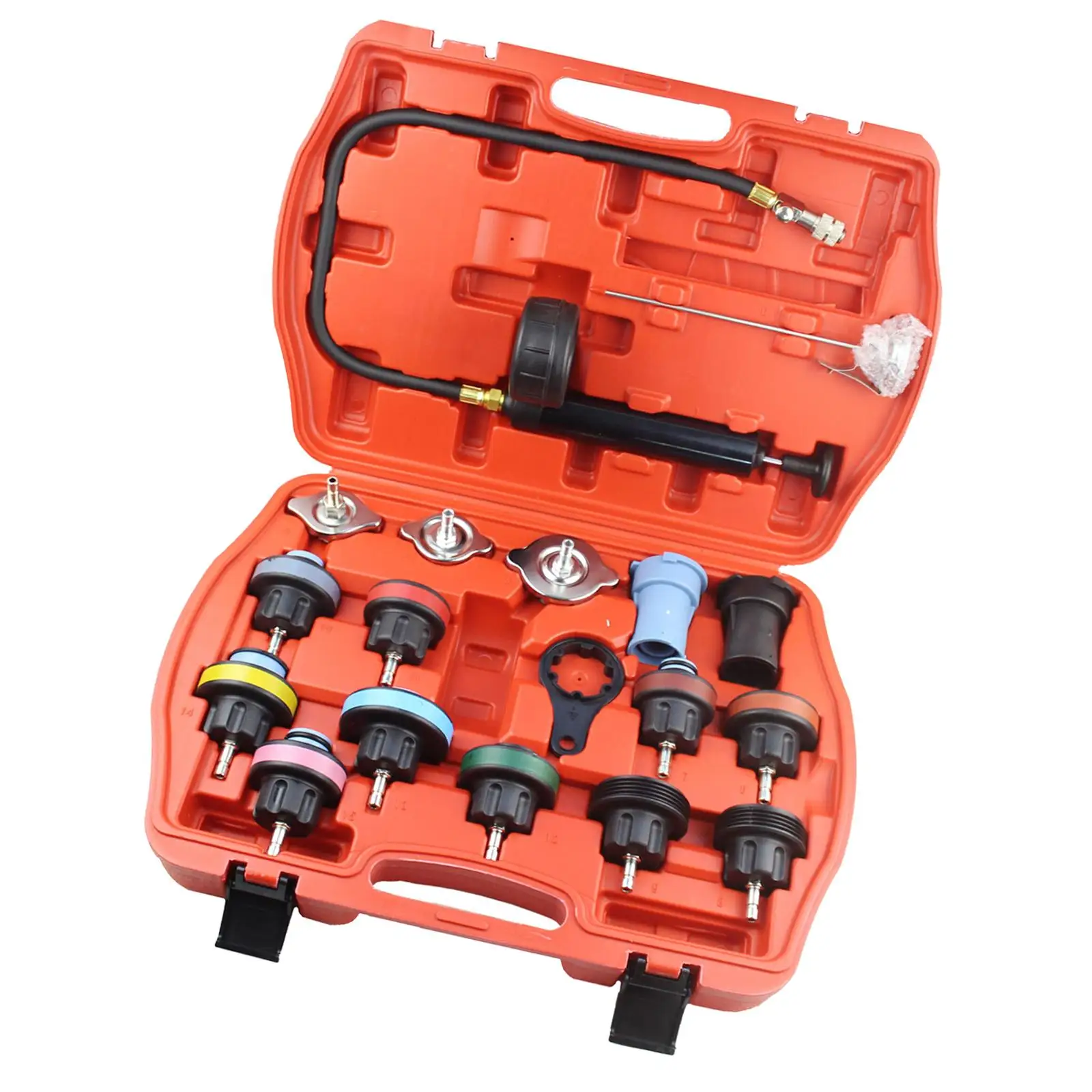 18 Piece Pressure Test Tool Kit, Cooling System Test Tool,