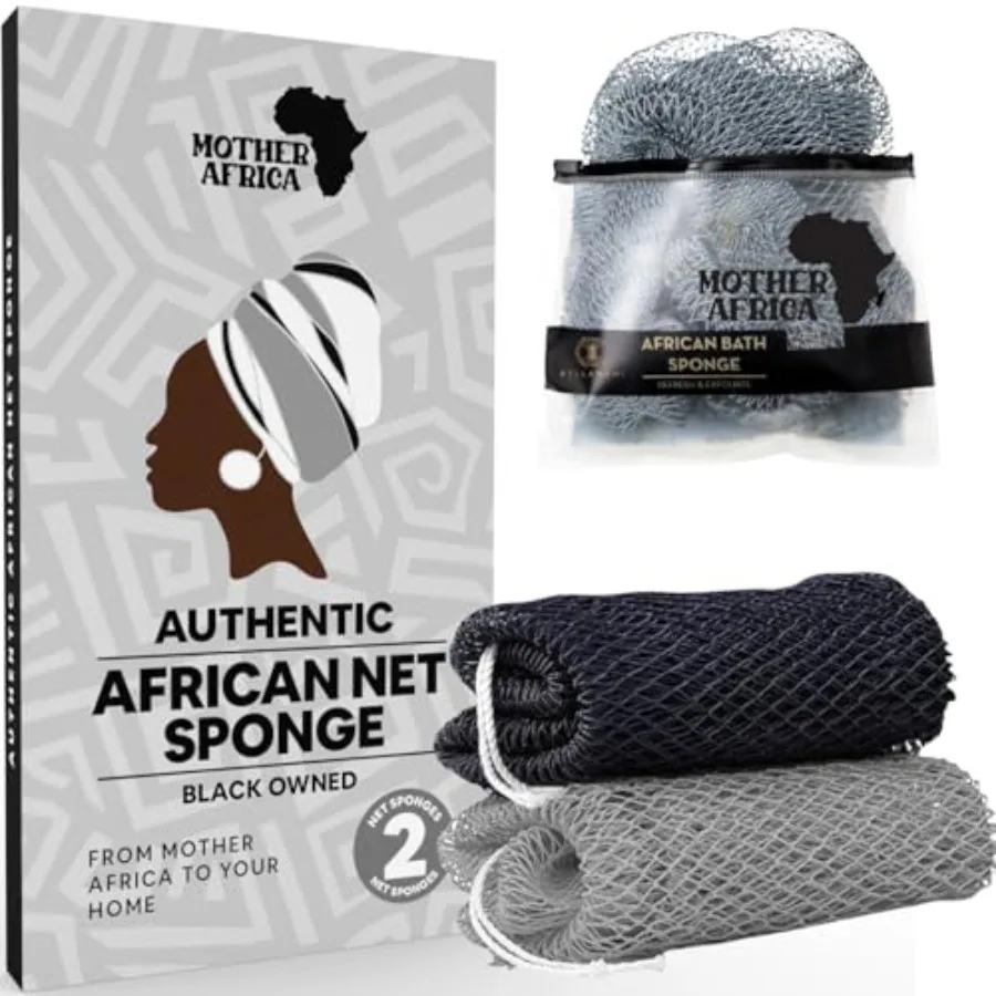 Authentic African Net Sponge Exfoliating Bath Scrubber