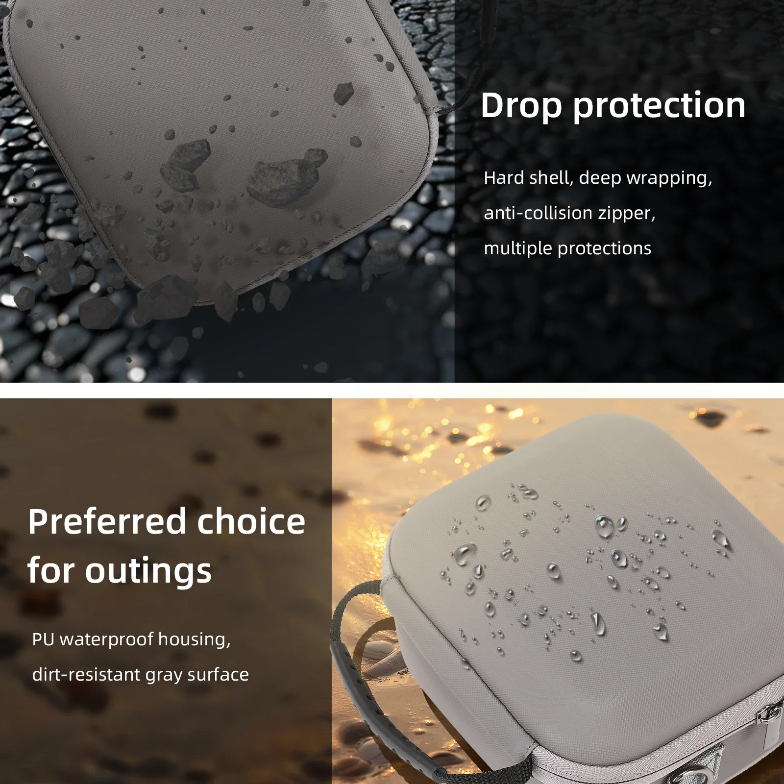 Чехол для хранения дрона для DJI NEO Acce, портативный, против царапин, пылезащитный, устойчивый к падениям, защитная сумка с твердым корпусом и хранилищем аккумулятора