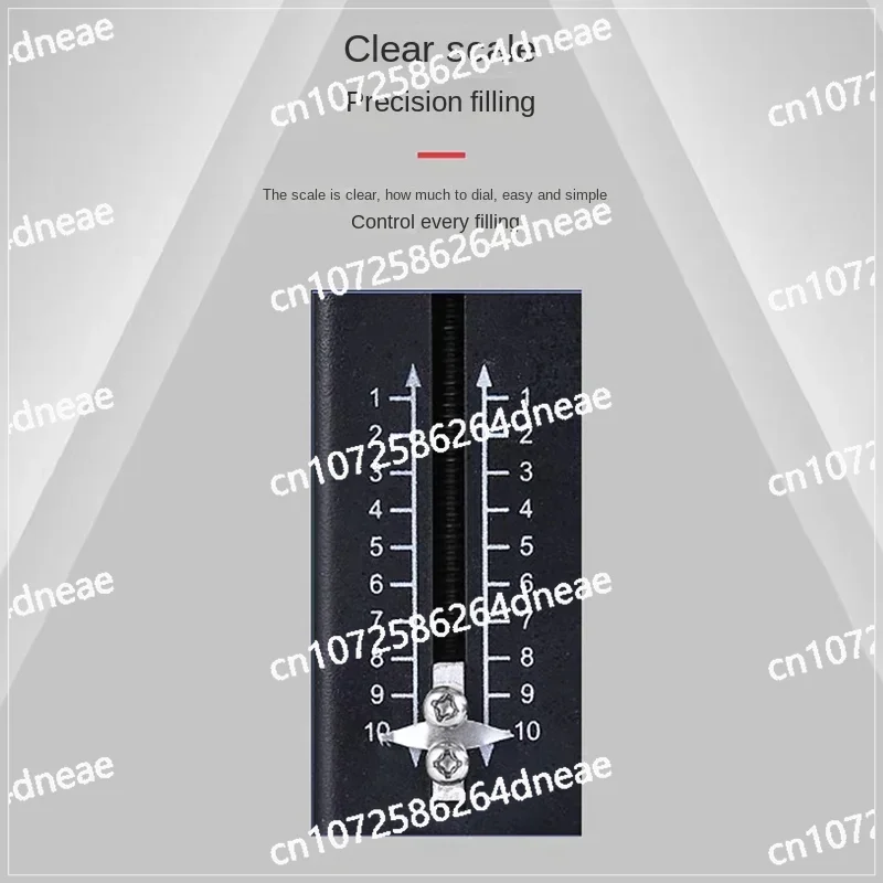 

Машина 5-50 мл/10-100 мл Регулируемый наполнитель для бутылок для соуса, меда, сока, напитков, воды - емкость 10 л