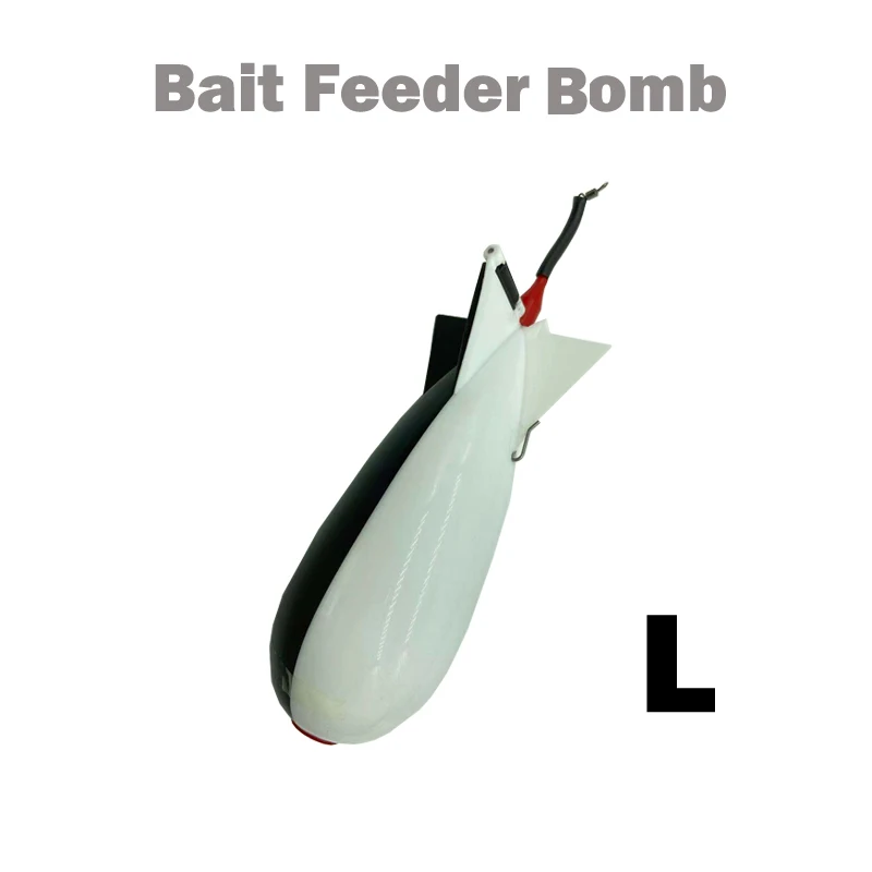 TOLU Fishing Rocket Feeder Large Small Spod Bomb Float Lure Bait Holder 2 Size Pellet Rockets Feeders Position Gear Accessories image 3