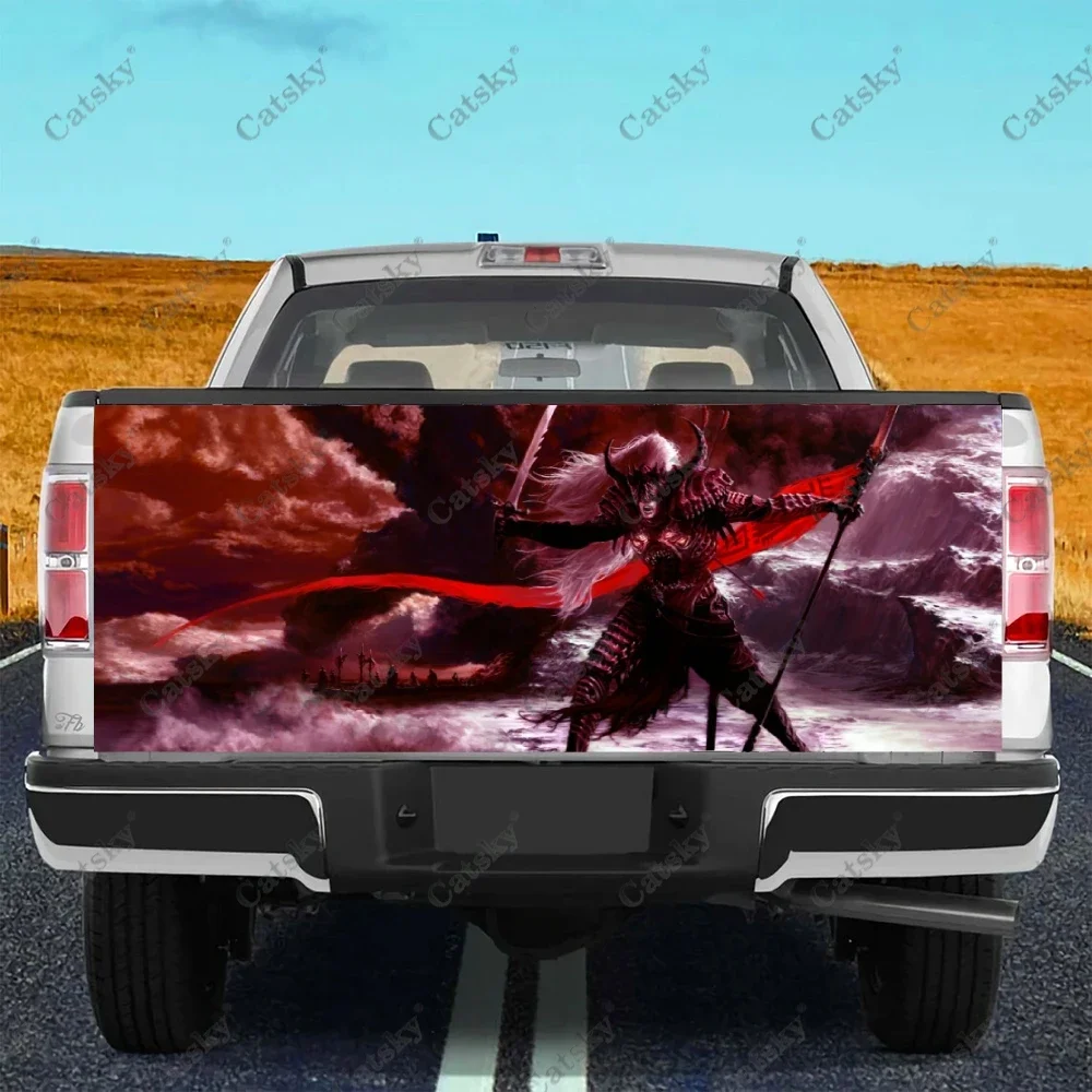 

Fantasy Samurai Truck Decals Truck Tailgate Decal Sticker Wrap , Bumper Stickers Graphics for Car Trucks SUV