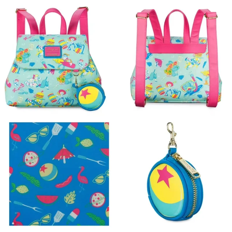 

In Stock Limited Edition Loungely Disney Parks Toy Story Splash Summer Splash Mini Backpack Coin Purse Women'S Birthday Gift