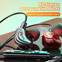 8D Stereo Type C Earphone Handsfree Headphones Wired With Mic Earbuds Bass Hifi Headset Gaming For iPhone 15 16 Samsung Xiaomi
