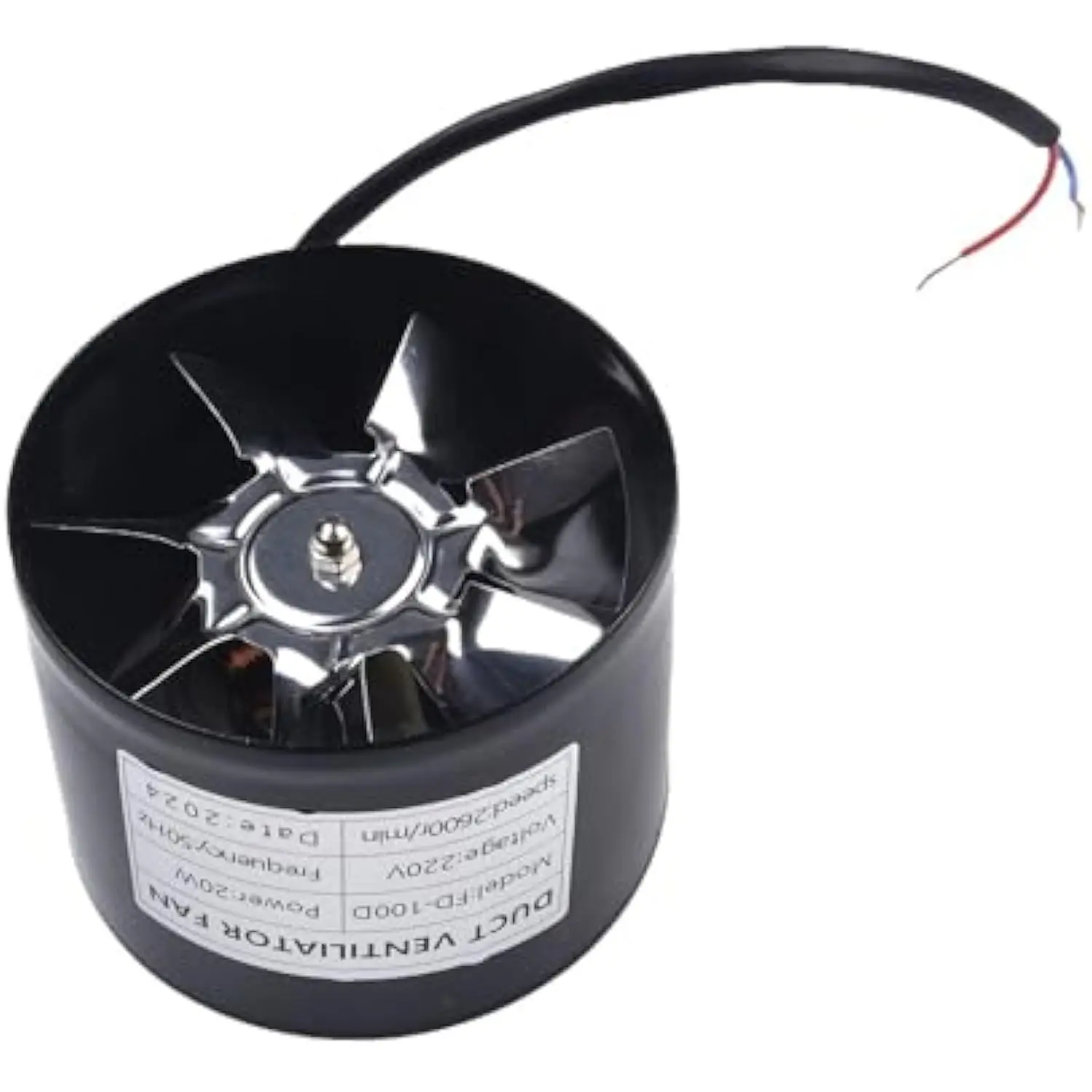 4”/6” Powerful Mute Vent Exhaust Fan for Kitchen, Inline Duct Ventilation Exhaust Blower Fans, Bathroom Vents Exhaust Fan, 140M
