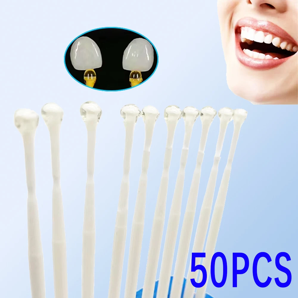 

50Pcs Dental Bonding Stick Refill for Veneer Crown Matrix Adhesive Brackets Placement Rods Dentistry Tools