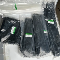 Self-locking Plastic Nylon Tie 300mm Black Fastening Strap 250mm Cable-Tie-Set 400 Cable Tie Fastening Ring Zip Wraps Strap Tie