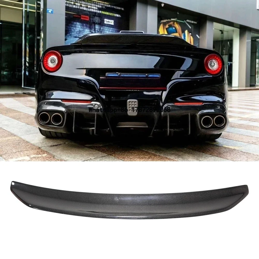 DMC Style Carbon Fiber Rear Spoiler Wing for F12