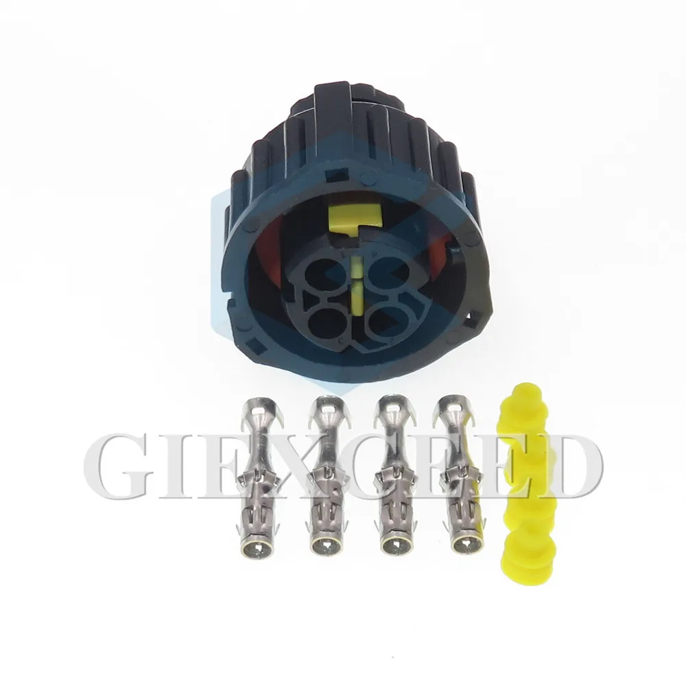 

2 комплекта 4-контактного переменного тока в сборе 1- 1813099 -1 967325 -1 1- 1813099 -2 Автомобильная вилка, разъем датчика скорости, водонепроницаемый автомобильный разъем для автоматической проводки