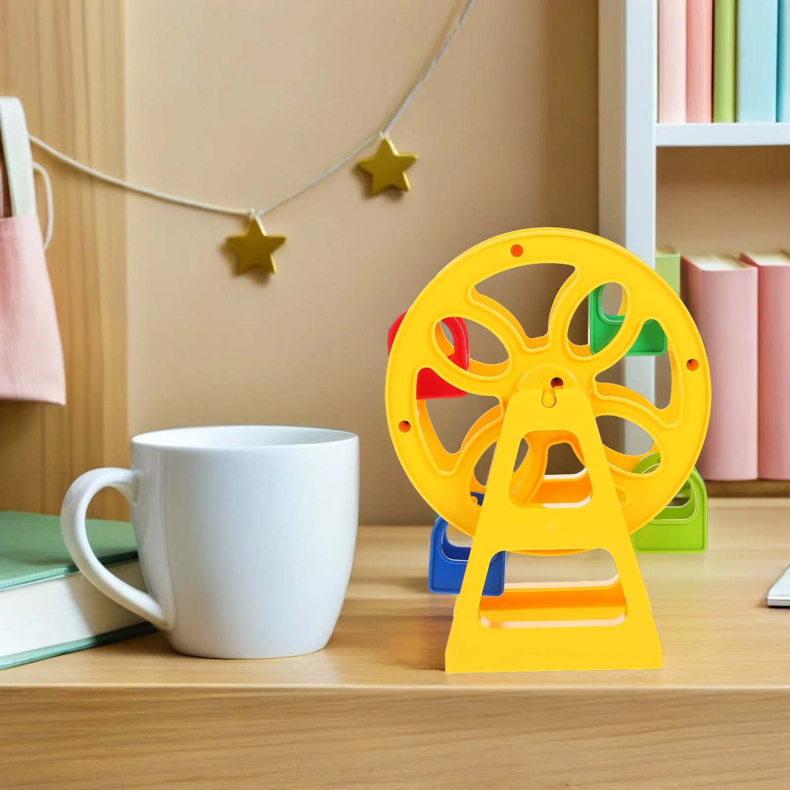 

1Pcs Adorable Ferris Wheel: Essential Train Set Accessory For Enhancing Children's Play Experience - Decorative Miniature Toy