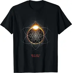 2017 - White Flower of Life geometry - Tshirt