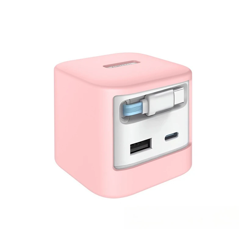 

For CUKTECH CP6 Power Charger 67W With Built In Plug Charger Shockproof Silicone Cover Protective Case for Daily Defense