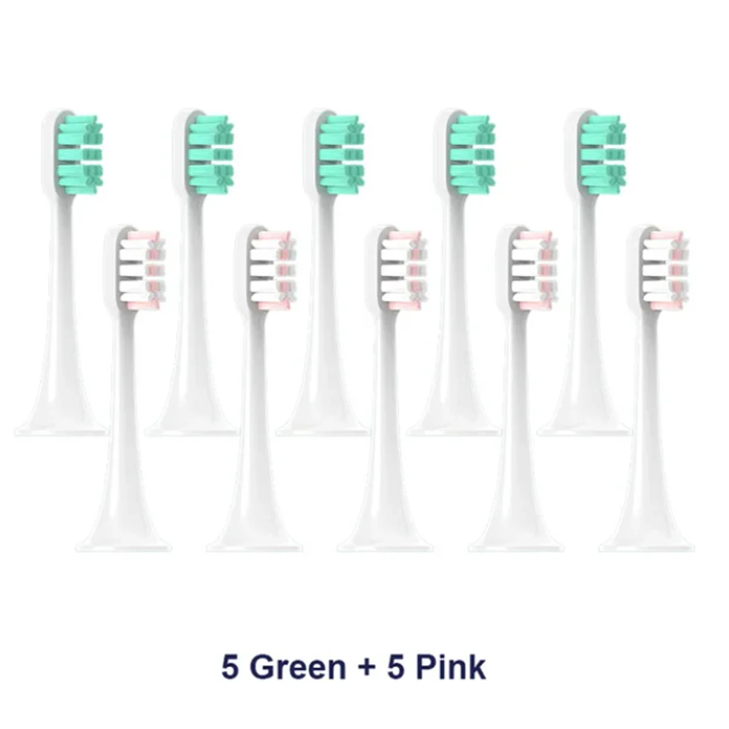 

4/10pcs Replacement Brush Heads For Xiaomi Mijia T300 T500 Sonic Electric Toothbrush Head DuPont Soft Bristle Nozzles