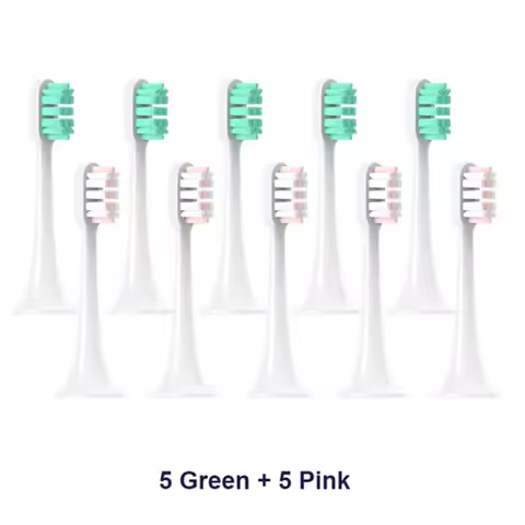 4/10pcs Replacement Brush Heads For Xiaomi Mijia T300 T500 Sonic Electric Toothbrush Head DuPont Soft Bristle Nozzles