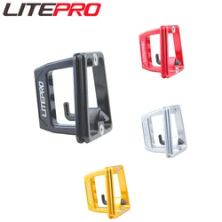 Litepro-Pig Nose Pad para Brompton, Front Shelf Carrier, Folding Bicycle, 3 Hole, Birdy Bike