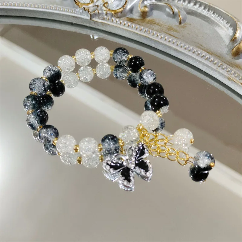 Chinesischen Stil Lotus Schmetterling Perlen Armbänder für Frauen Mode Grüne Perle Handgemachte Armbänder Exquisite Süße Schmuck Geschenke – Detail 25