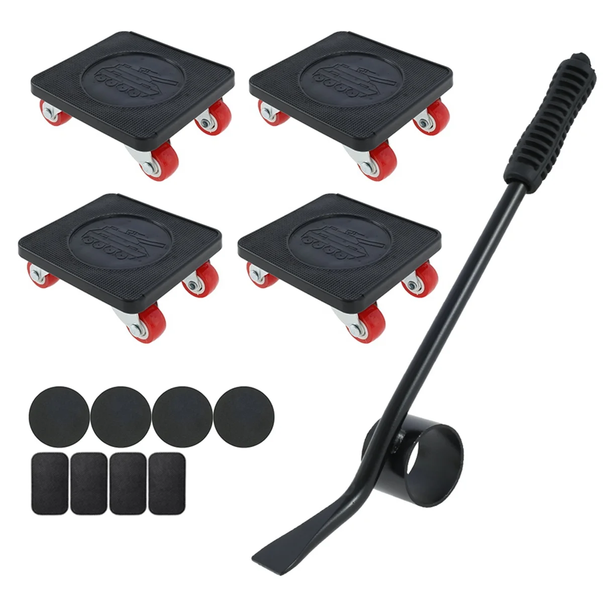 

400KG Heavy Duty Furniture Lifter Transport Mover Lifter Sliders Wheel Easy Furniture Mover Wheel Roller Bar Tool Set