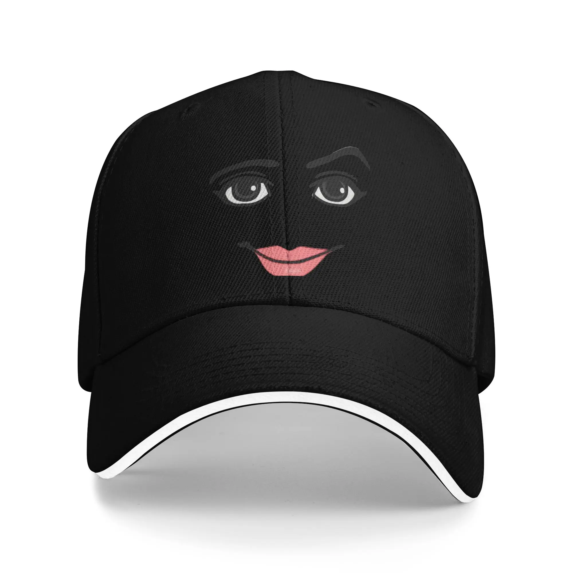 Robot Face Game Sandwich Hats Adult ,Hip-Hop  Hat Sports Cap Adjustable Polyester Baseball Cap Winter