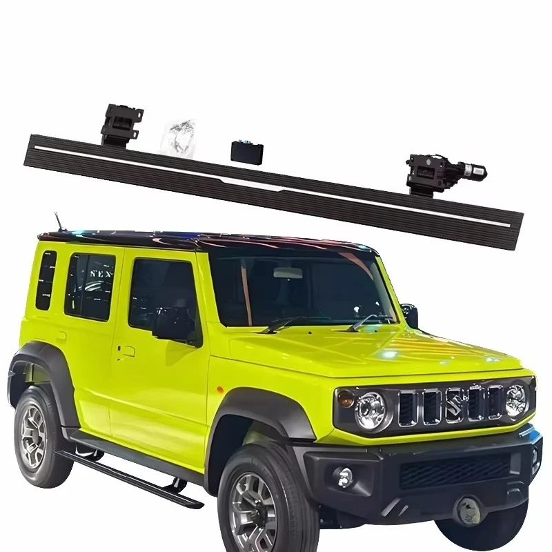 TELLIKA Accessories Side Power Step Aluminium Running Boards Electric Automatic Side Step for Suzuki Jimny 2018 JB64 JB74