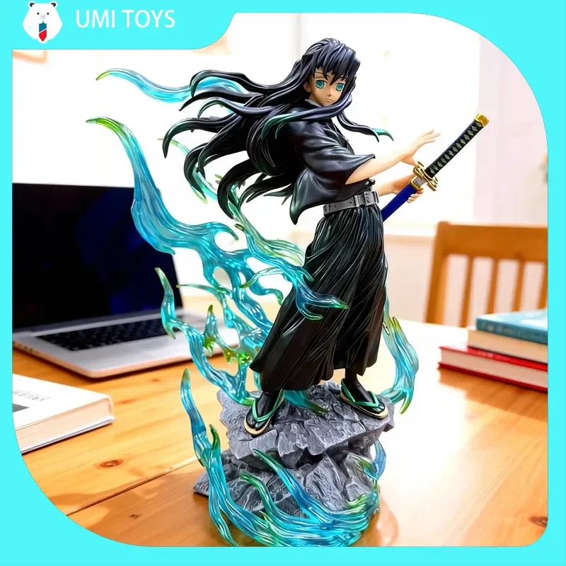 

33cm Demon Slayer Anime Figure Tokitou Muichirou Action Figure Pvc Collection Figurine Statue Model Room Decora Desk Toys Gifts