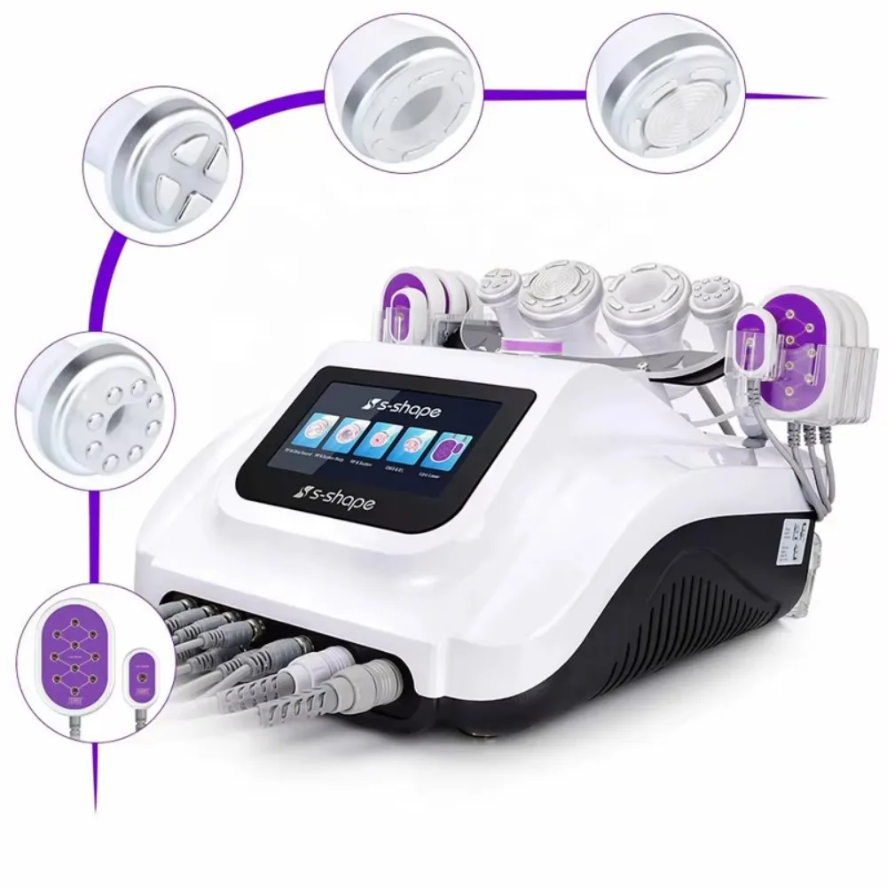 2024 Hot Product 5 In 1 Vacuum Laser Radio Frequency RF Cavi Lipo Slimming Ultrasonic Liposuction Cavitation Machine for Spa