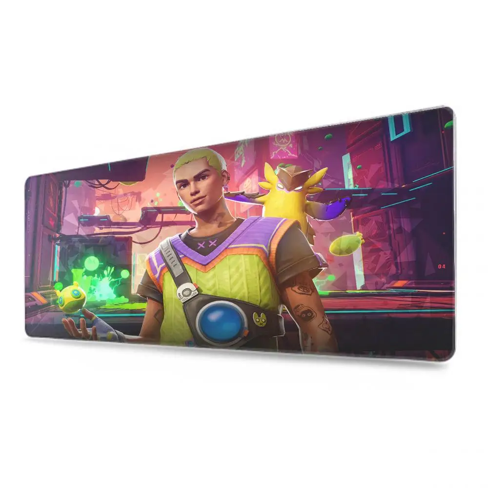 VALORANT Gekko Mouse Pad Tablet mouse Pad Laptop xl desktop mate, cute HD Rainbow Gaming keyboard pad, Player, 90x40 - view 2