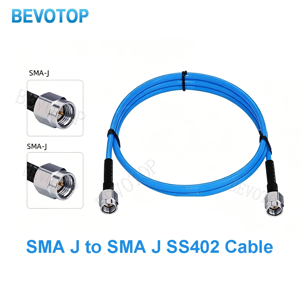 

BEVOTOP 18GHz SS402 Cable SMA Male to SMA Male Plug High Quality High Frequency Low Loss Test Cable RF Coaxial Pigtail Jumper